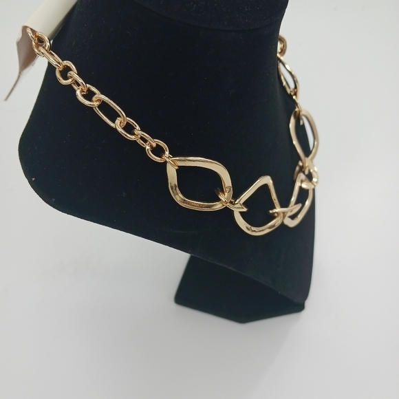 A New Day Necklace Womens Gold Chain Link Contemporary Adjustable - Picture 3 of 6